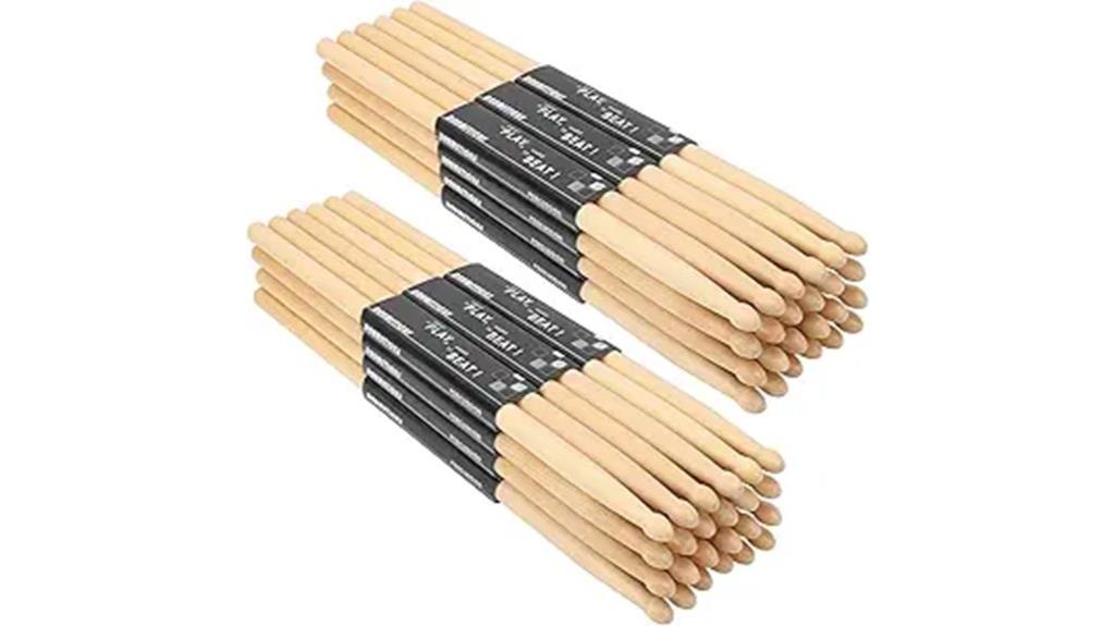 premium maple drumsticks set