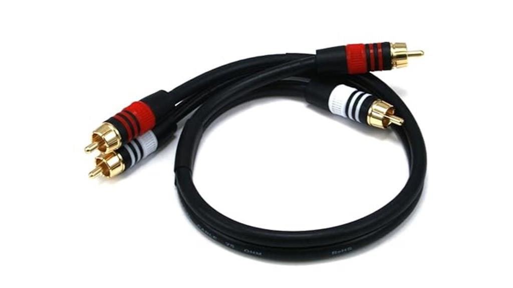 premium rca audio cable