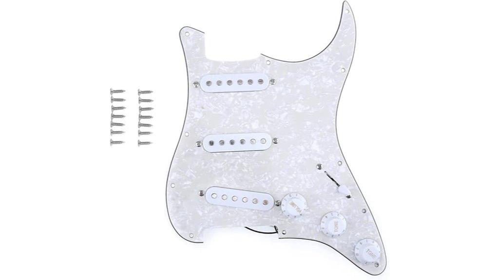prewired strat pickguard assembly