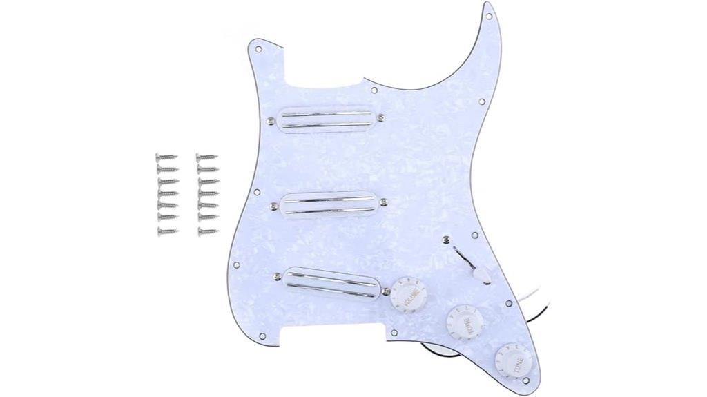 prewired stratocaster pickguard assembly
