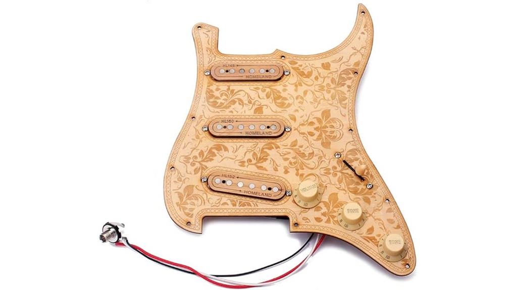 prewired stratocaster pickguard system