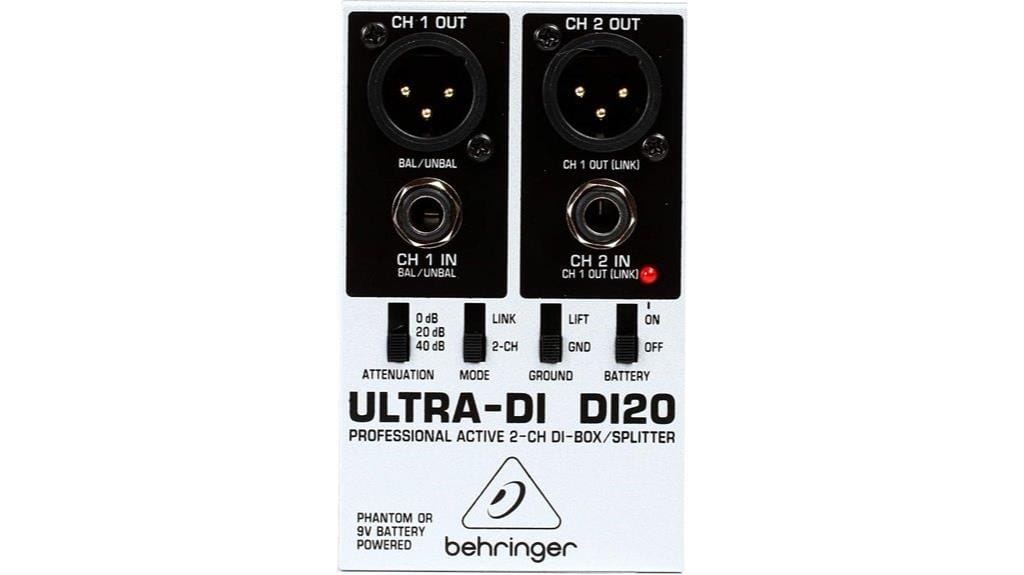 professional active di box splitter
