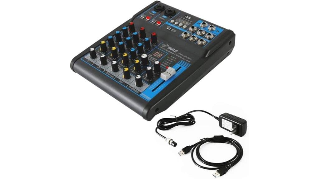 professional audio mixer console
