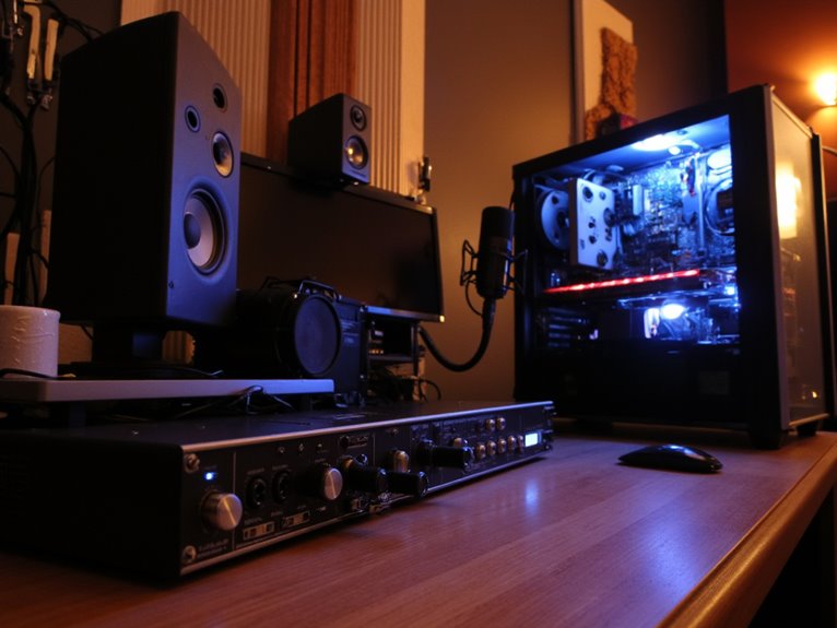 professional audio recording equipment