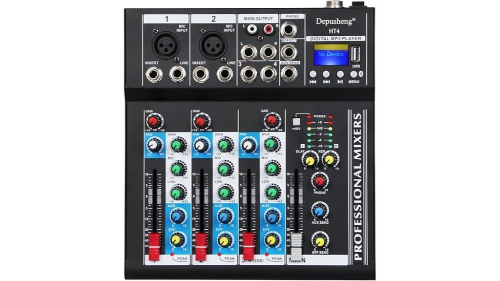 professional bluetooth dj console