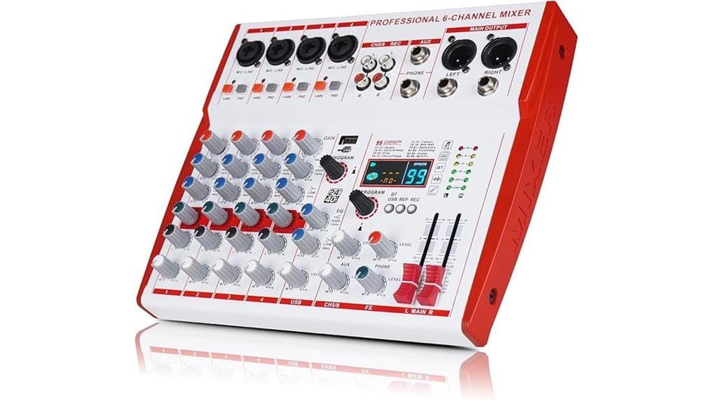 professional dj audio mixer