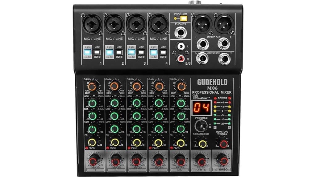 professional dj mixer effects