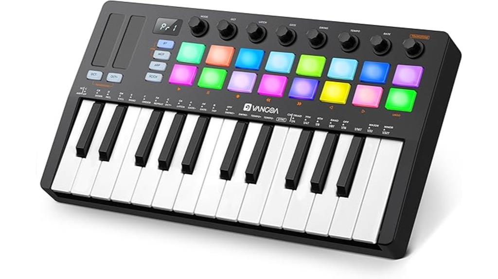 professional midi keyboard features