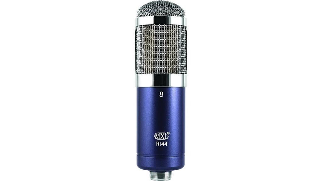 purple ribbon microphone included