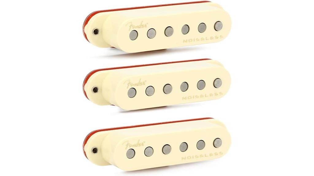 quiet stratocaster guitar pickups