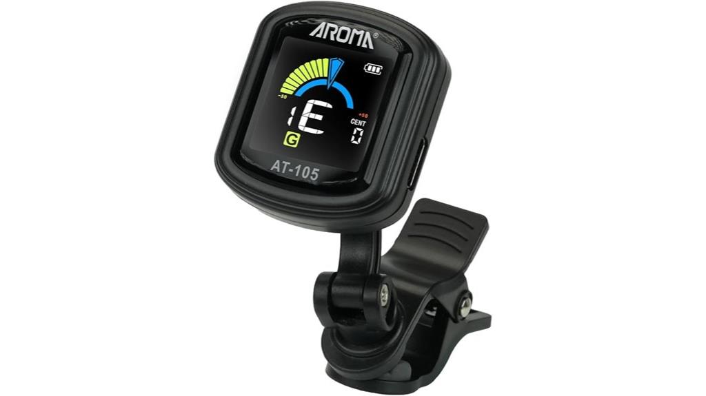 rechargeable clip on tuner