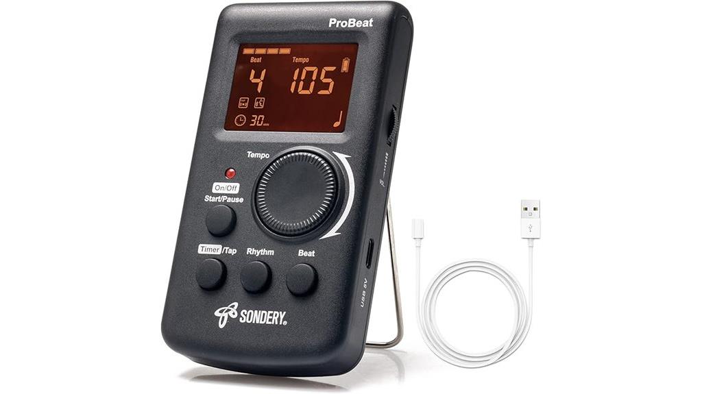 rechargeable digital metronome timer