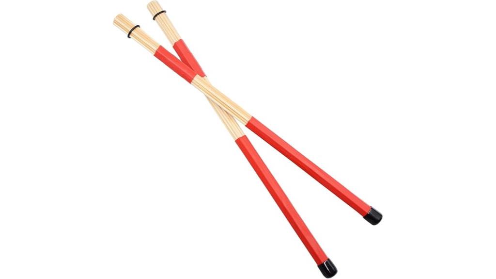 red bamboo jazz brushes