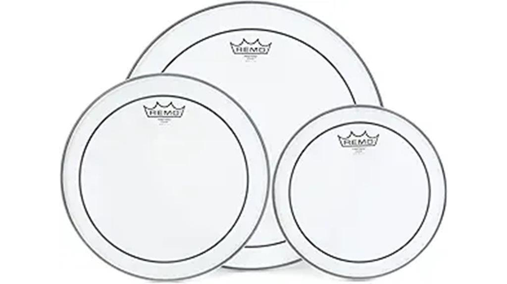 remo coated tom drumset