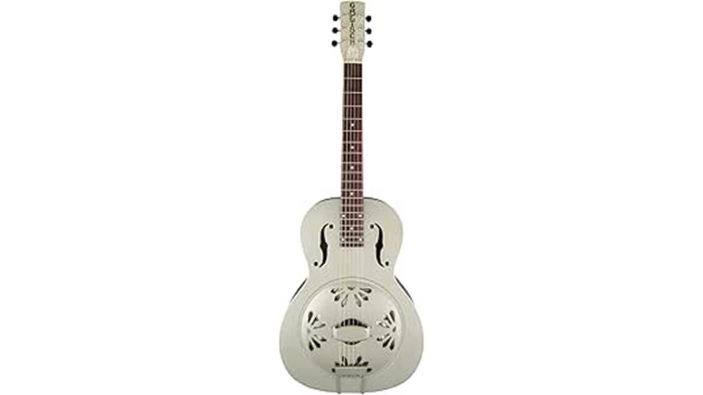 resonator guitar with honey finish