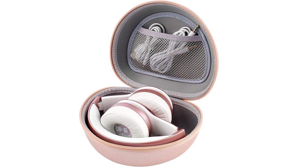 rose gold headphone case