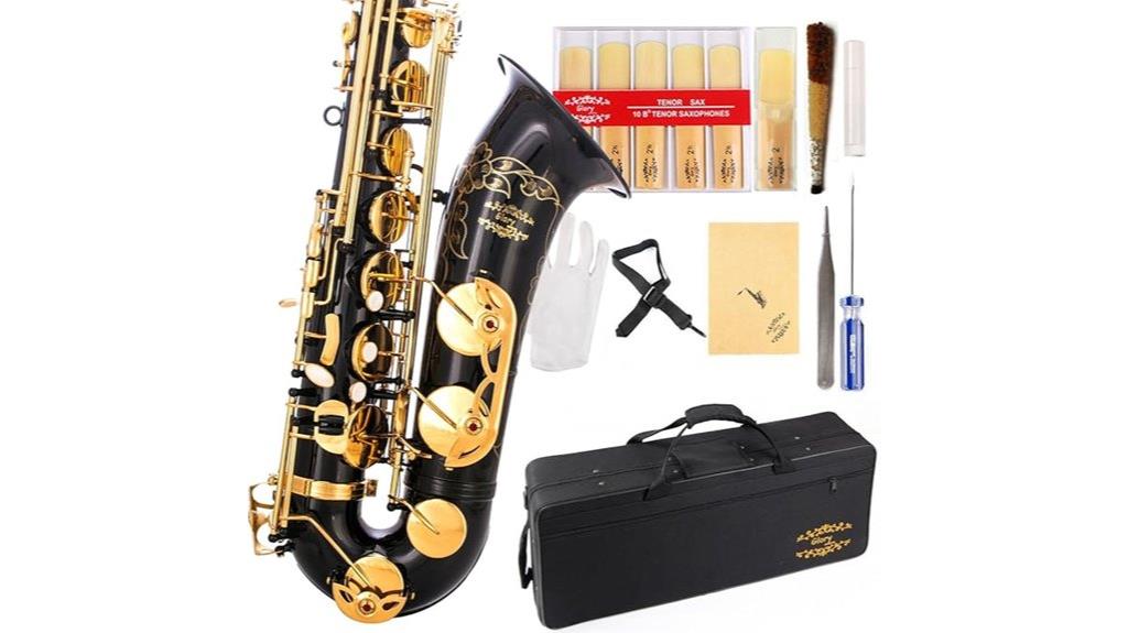 saxophone complete with accessories