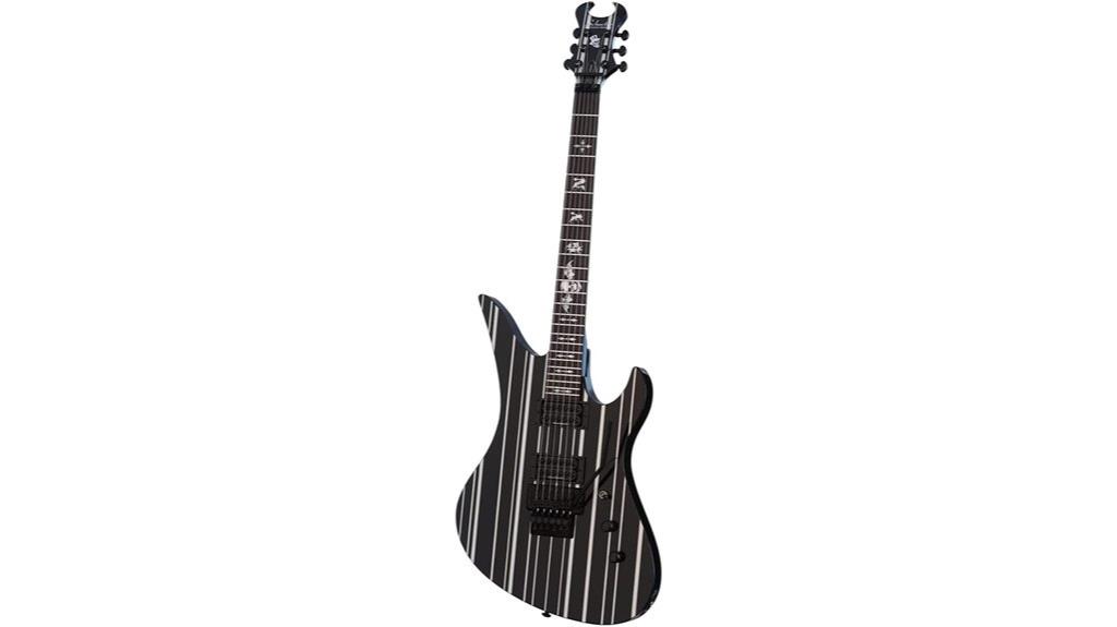 schecter electric guitar glossy