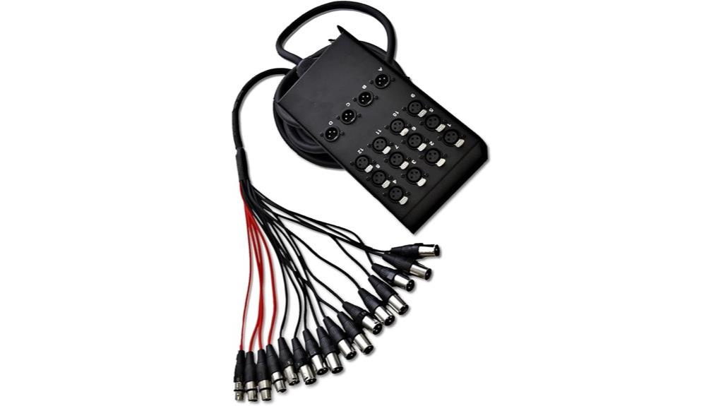 seismic audio xlr sub snake