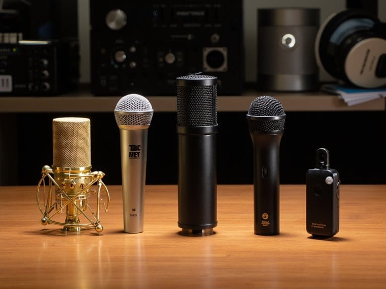 selecting suitable microphone options