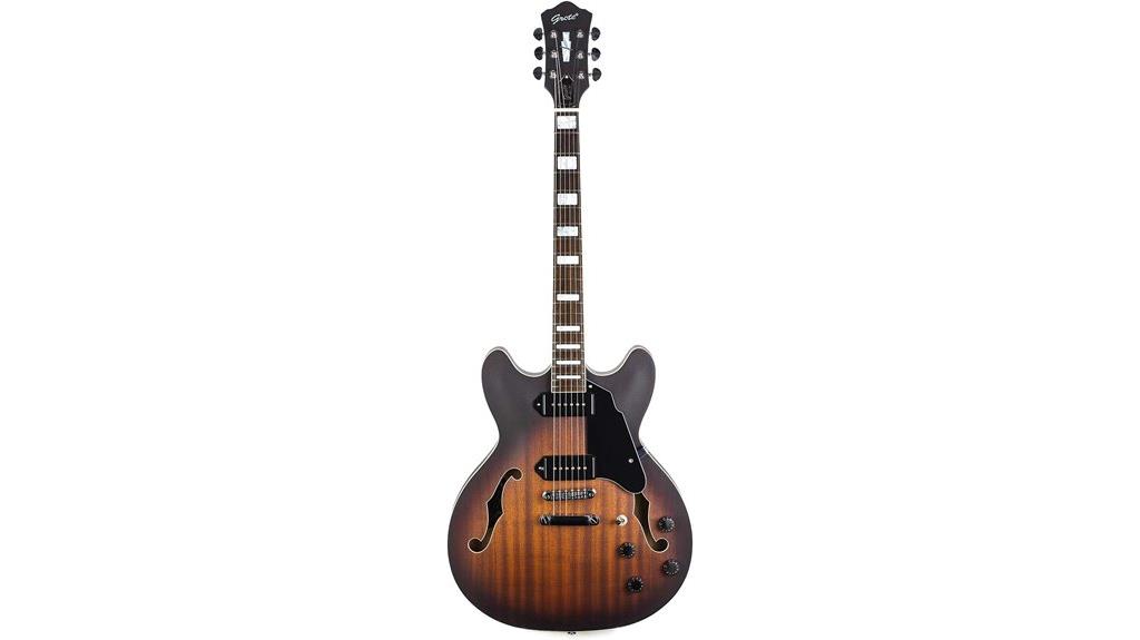 semi hollow body guitar