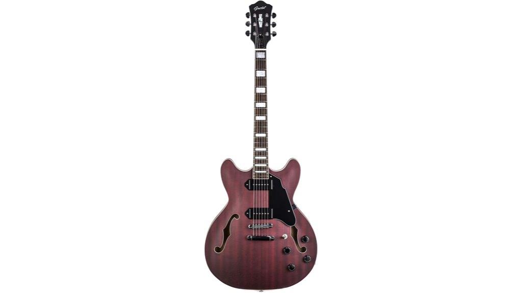 semi hollow jazz electric guitar