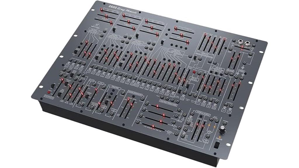 semi modular analog synthesizer model