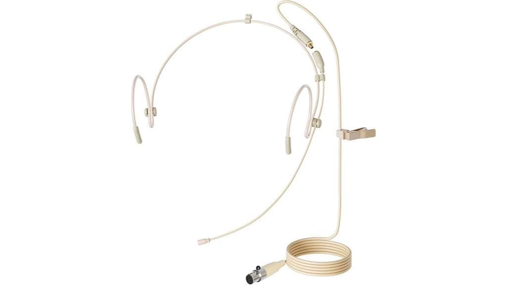 shure compatible earhook microphone