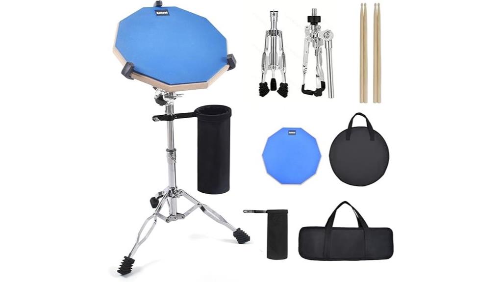 silent double sided drum pad