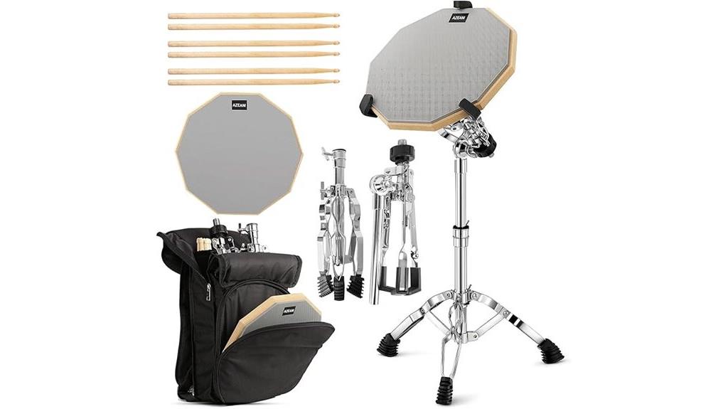 silent double sided drum pads