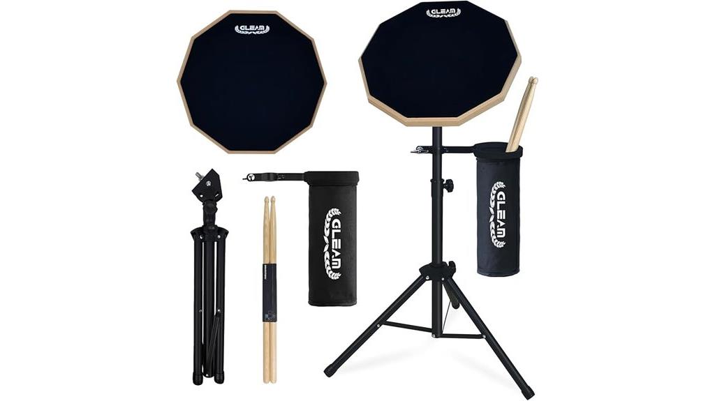 silent drum practice kit