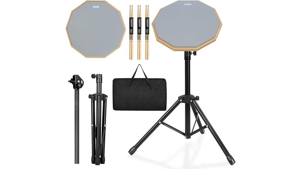 silent drum practice set