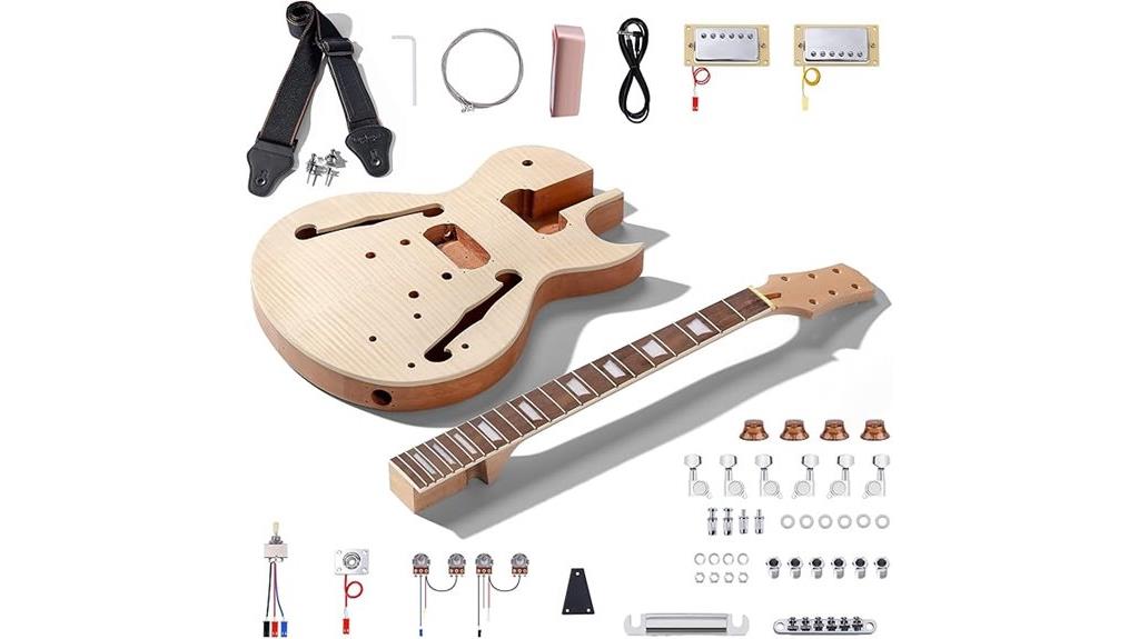 single cut guitar kit