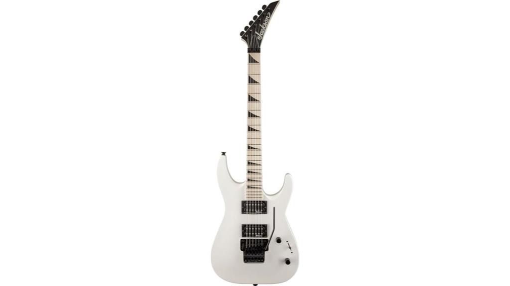 snow white electric guitar