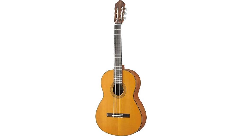 solid cedar top guitar