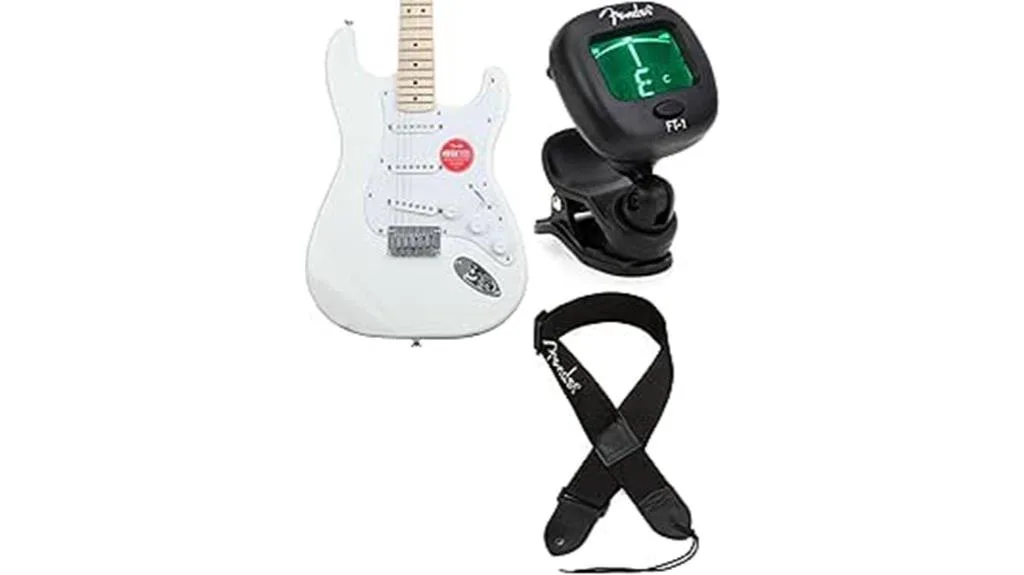 squier sonic stratocaster electric guitar