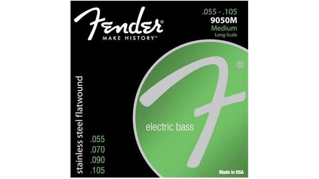 stainless steel flatwound bass strings