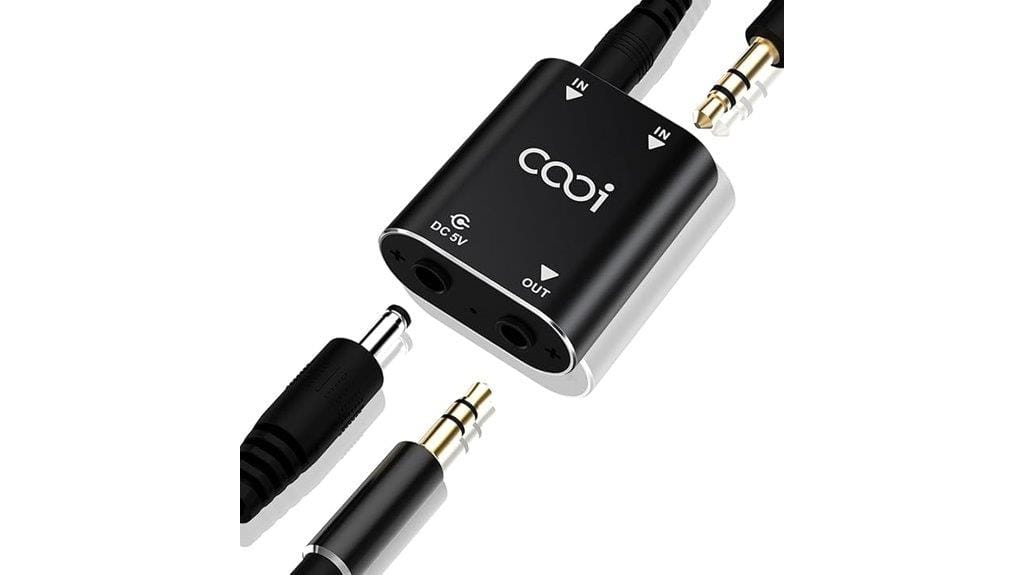 stereo mixer with aux