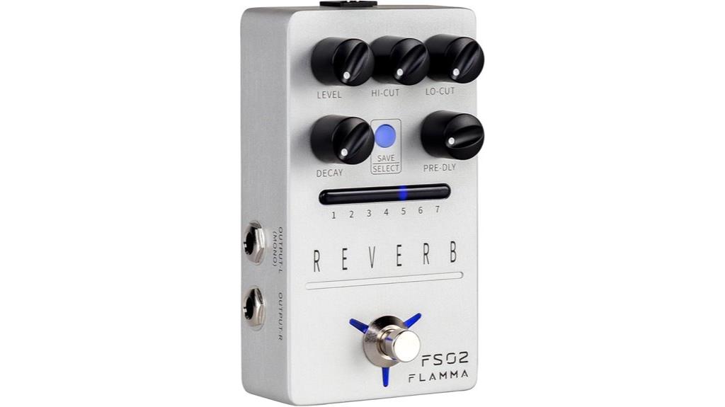 stereo reverb pedal effects