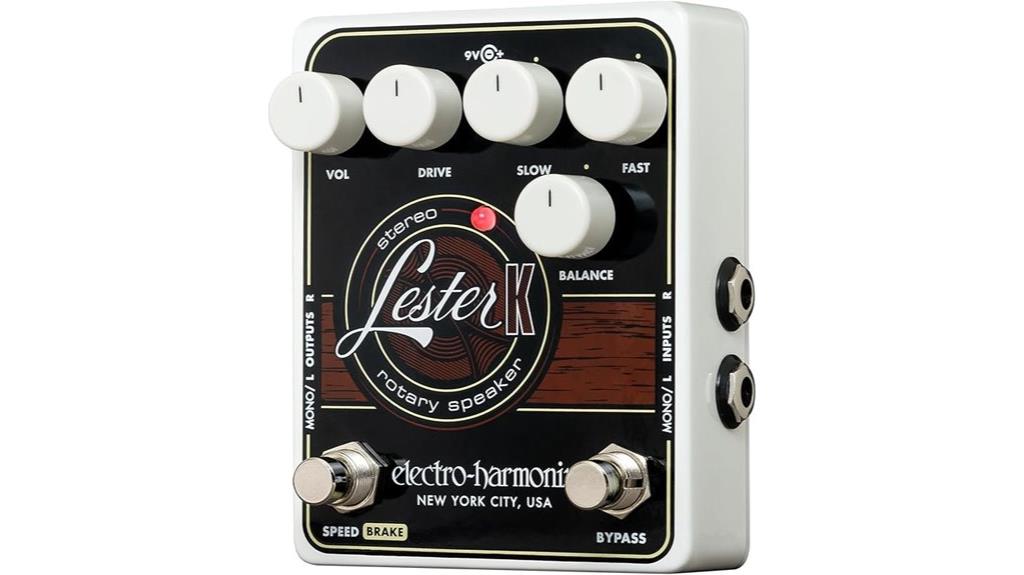 stereo rotary speaker emulator