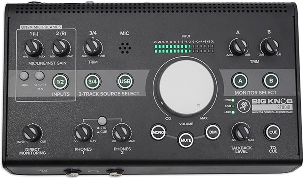 studio monitor controller device