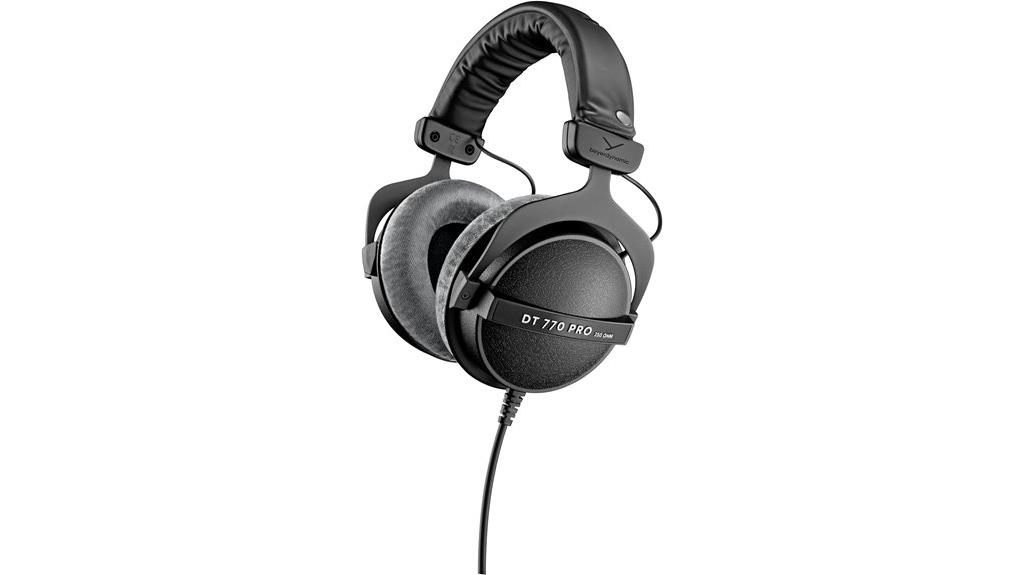 studio quality closed back headphones