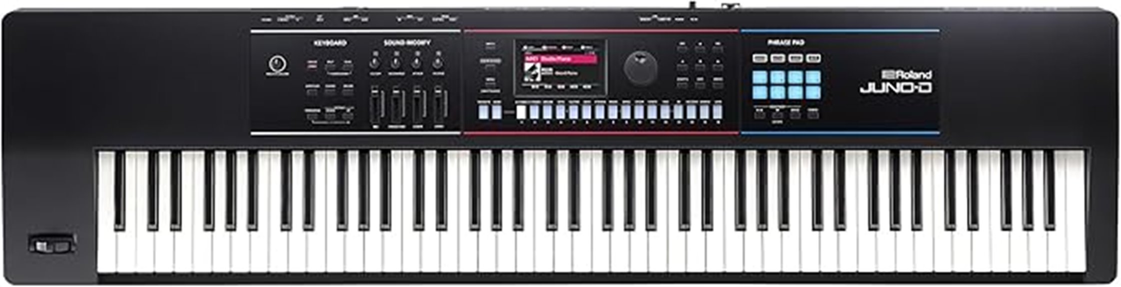 synthesizer with weighted keys