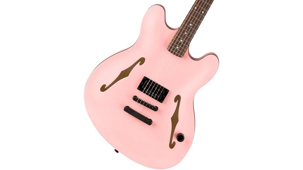 tom delonge s semi hollow guitar