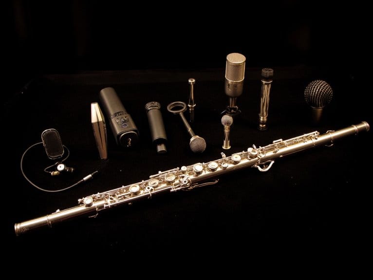 top flute recording microphones
