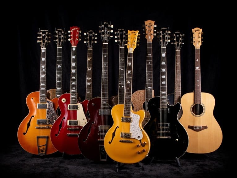 top semi hollow guitar selections
