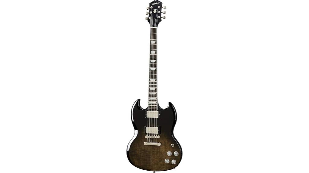 trans black fade guitar