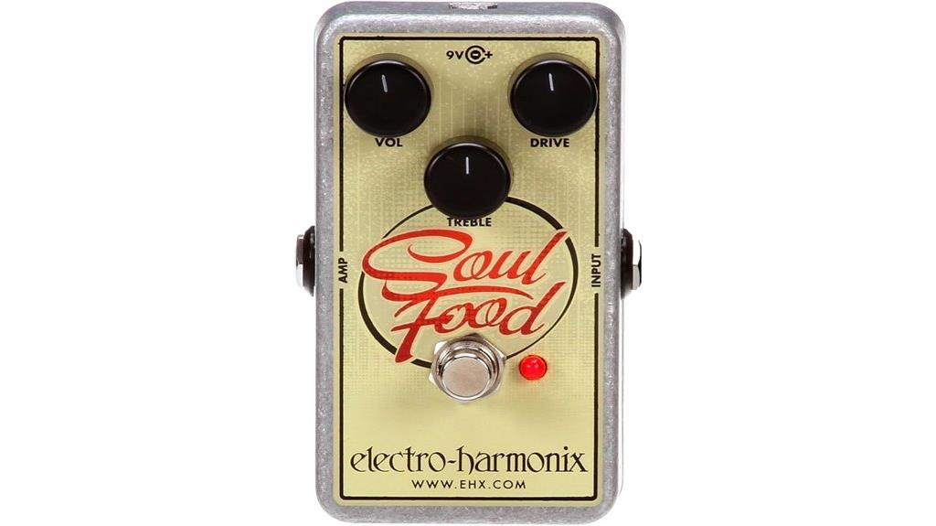 transparent overdrive guitar pedal