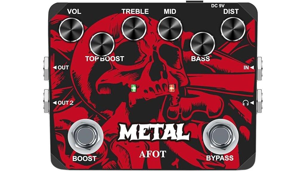 true bypass distortion pedal