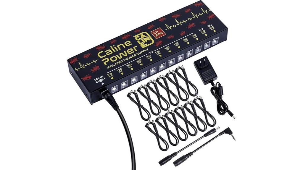 twelve output guitar pedal power